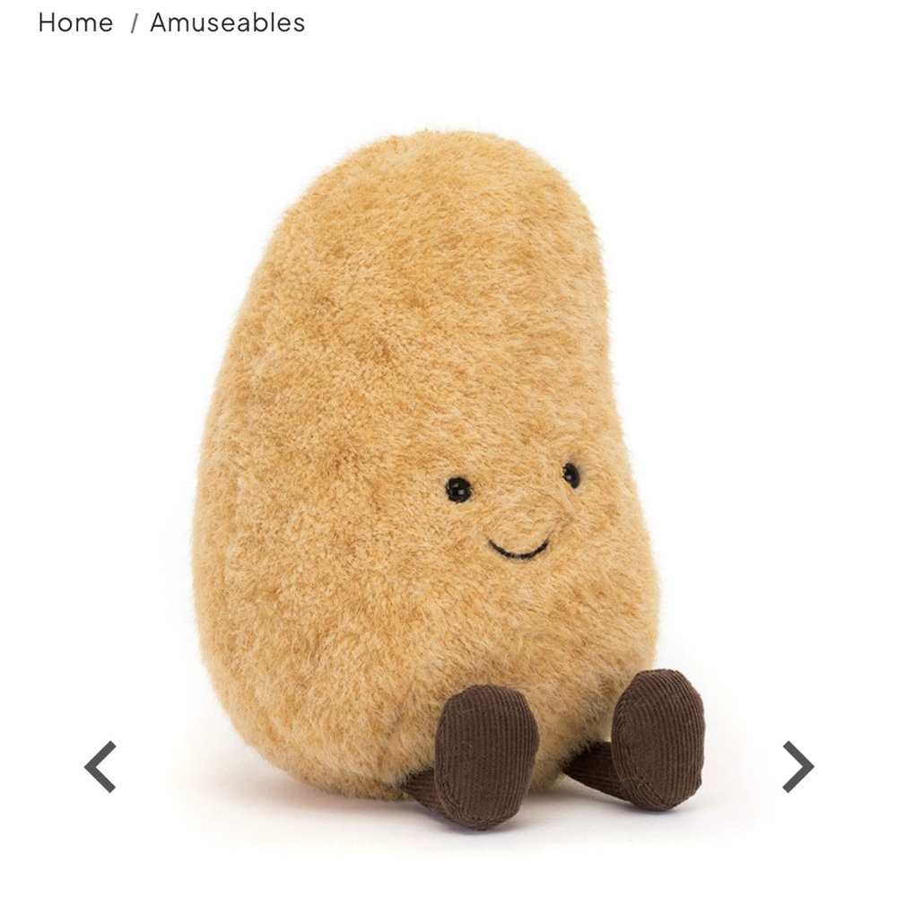Plush Potato - Tan and Brown